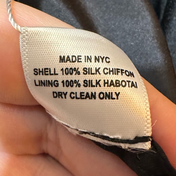 NWT Angelance Silk Chiffon Mini Dress with gift box - size L - Picture 7 of 7